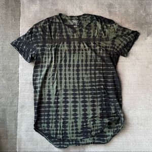Urban Outfitters Green/Black Tie Dye short sleeve